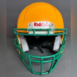 Riddell Victor-i 2025 Youth Football Helmet (Yellow/Green) - Size S/M NICE